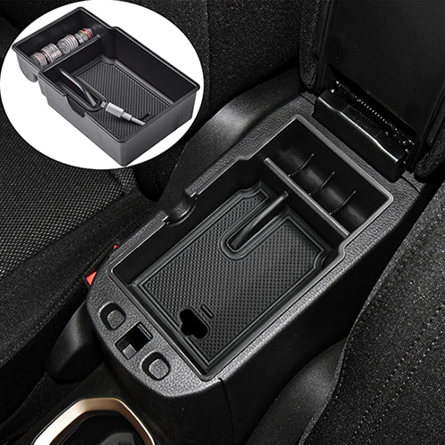 Center Console Organizer Tray Compatible For Jeep Renegade 2023 Accessories 2015 2016 2017 2018 2019 2020 2021 2022 Secondary Storage Armrest Glove Box